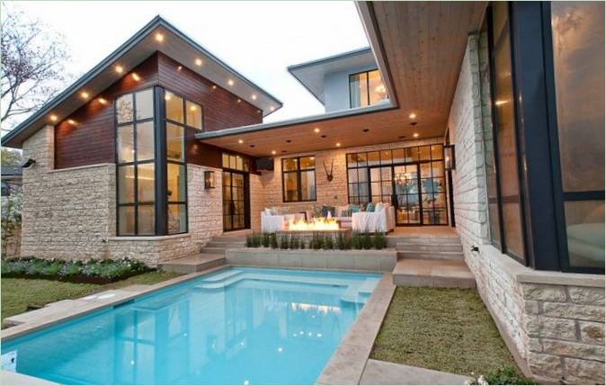 Progetto di residenza moderna in Texas