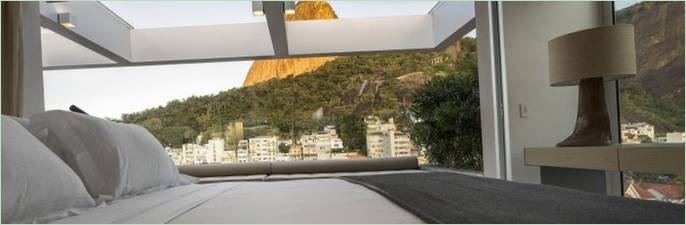 Progetto di interni di una camera da letto a Urca in Brasile