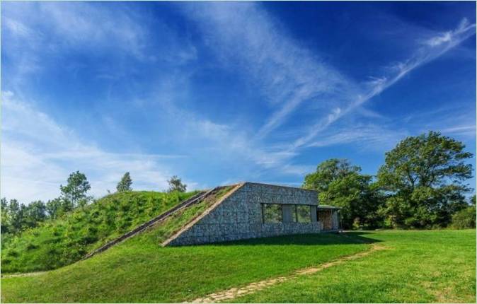 Cortile del Green Hunting Lodge in Repubblica Ceca