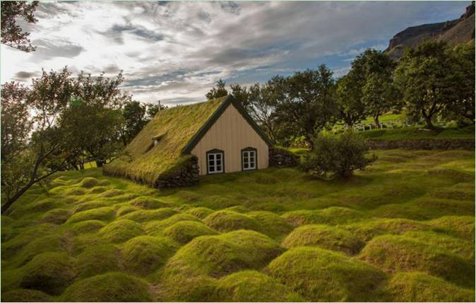 Una casa isolata in Islanda