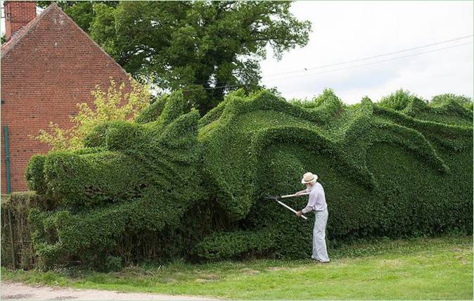Scultura di drago di John Brooker