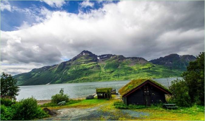 La casa isolata della Norvegia