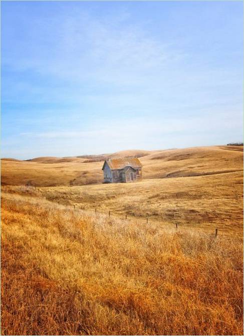 Una casa isolata in Canada