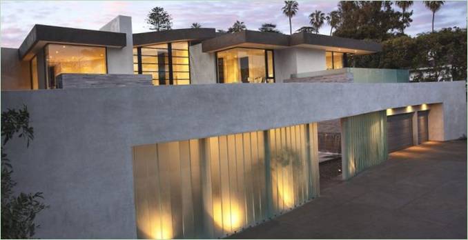 Design esterno della residenza di San Vicente in California