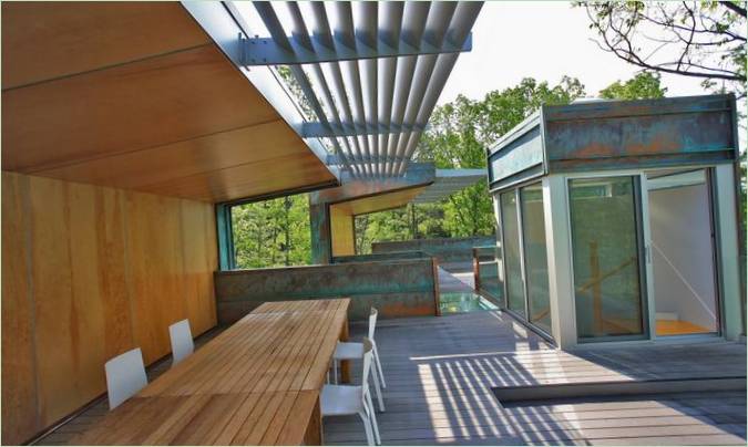 Una bella pergola per il giardino - foto 9 Una bella pergola per il giardino: opzione di decorazione - foto 9