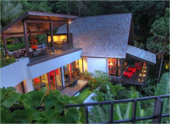 Vista esterna di Villa Yin in Thailandia