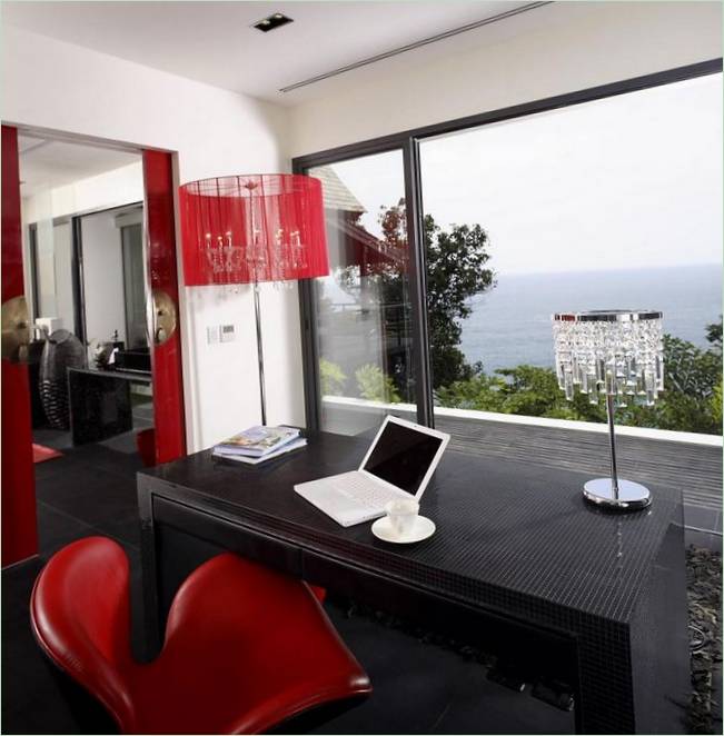 Interni dell'hotel Villa Yin in Thailandia
