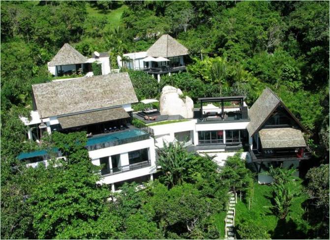 L'esterno di Villa Yin in Thailandia