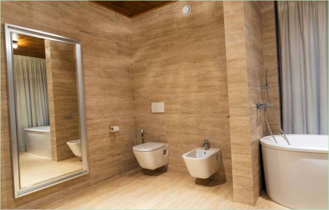Design degli interni del bagno