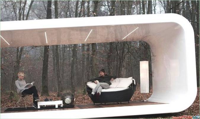Il design della casa è contemporaneo - design di casa mobile