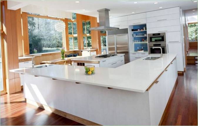Interno della residenza di Chestnut Hill