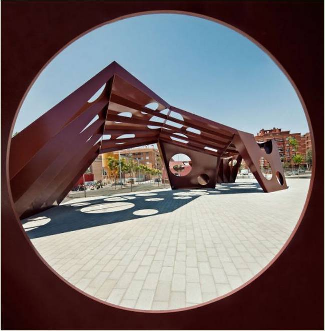 Un parco con sculture - arte contemporanea