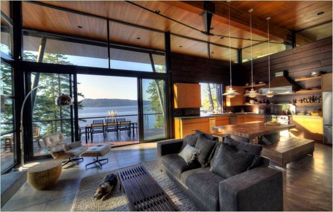 Residenza estiva con vista sul lago Coeur D'Alene