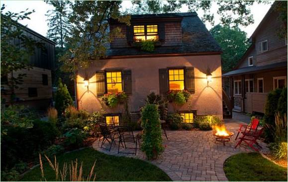 Illuminazione a spot per il giardino