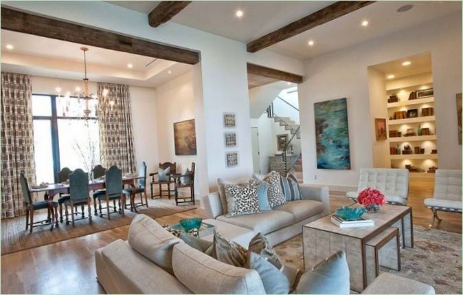 Interior design Texas Residence Placqued Home