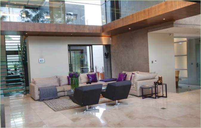 Design d'interni beige per un soggiorno
