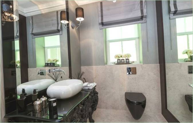 Design degli interni del bagno