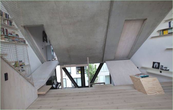Design degli interni della casa a schiera B14
