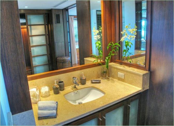 Design degli interni del bagno