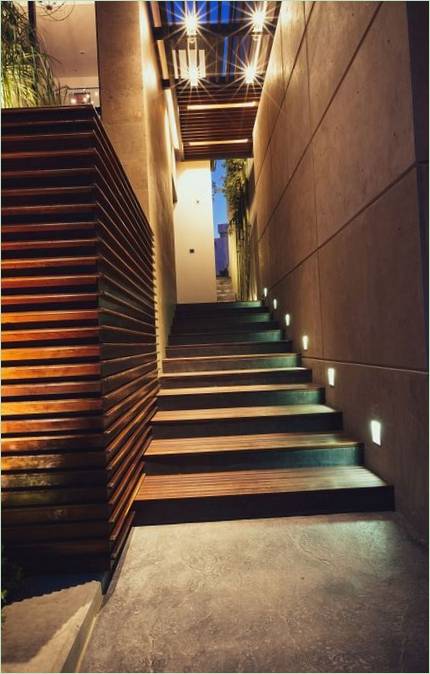 Design degli interni della villa Residencia R35 in Messico