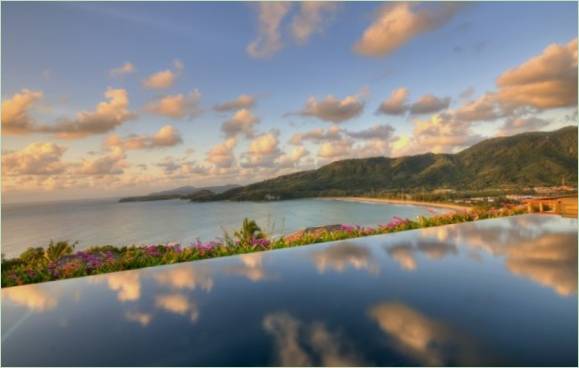 Villa sul mare piscina