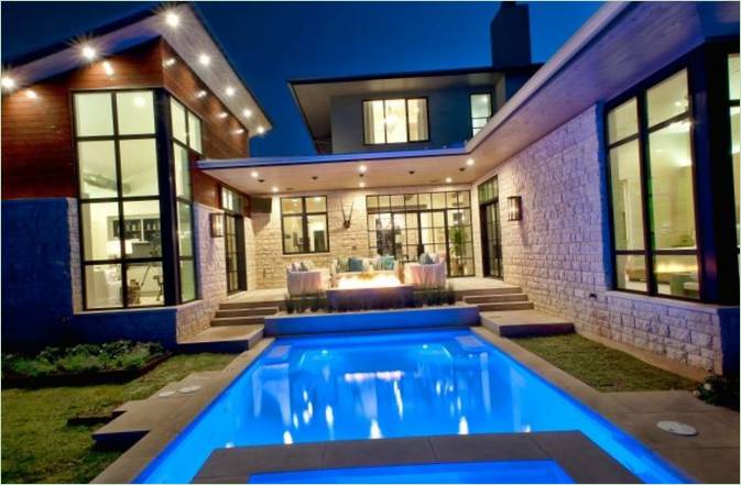 Interior design Texas Residence Placqued Home