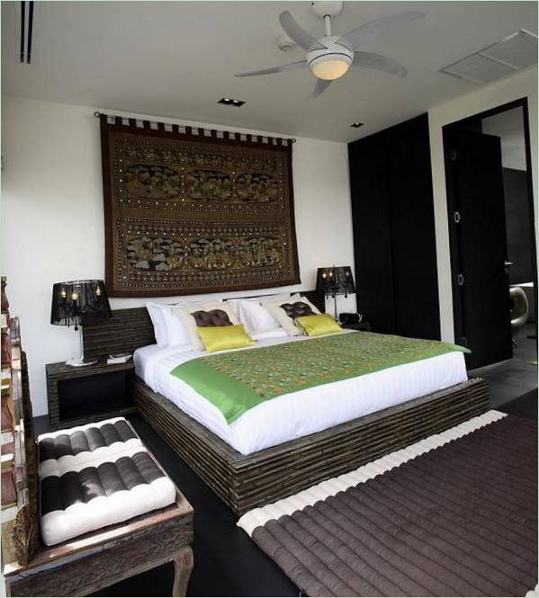 Interni dell'hotel Villa Yin in Thailandia