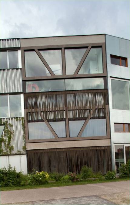 Facciata di una casa di città B14 a Berlino