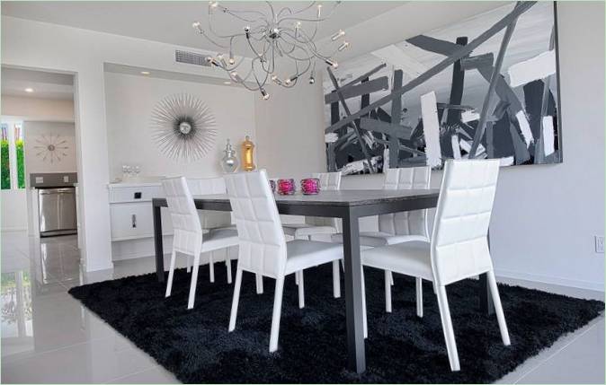 Design degli interni della sala da pranzo