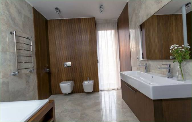 Design degli interni del bagno