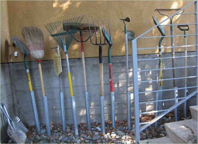 Sistemi di stoccaggio per il giardino e forchette Sistemi di stoccaggio per giardino e forchette