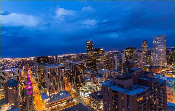 Splendide viste sulla città dalla terrazza del Four Season