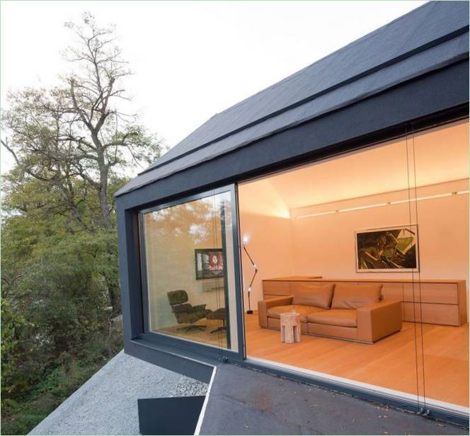 Terrazza sul tetto di una casa studio in Germania