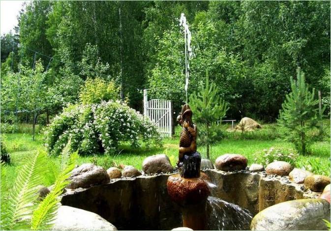 Fontana in giardino