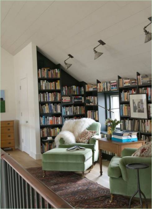 Design degli interni della biblioteca