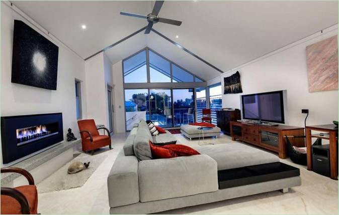 Design degli interni per la zona giorno di una casa di Perth