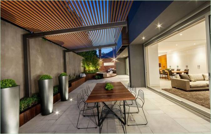 Una bella pergola per il giardino - foto 5 Bellissima pergola per il giardino: opzione di decorazione - foto 5