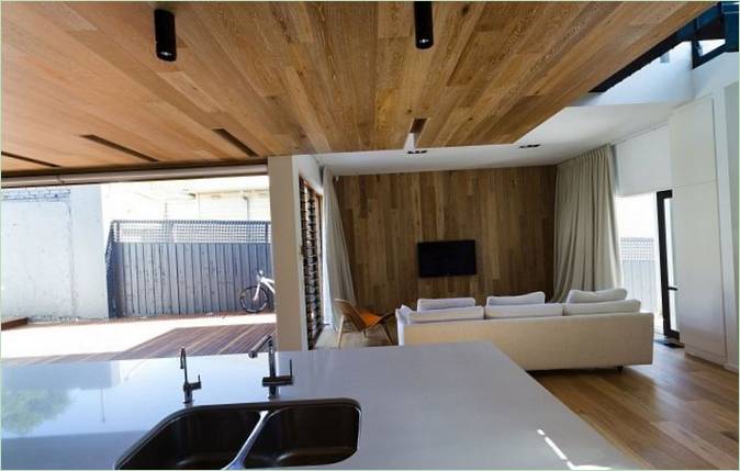 Cucina dell'elegante casa di campagna Open House Down Under