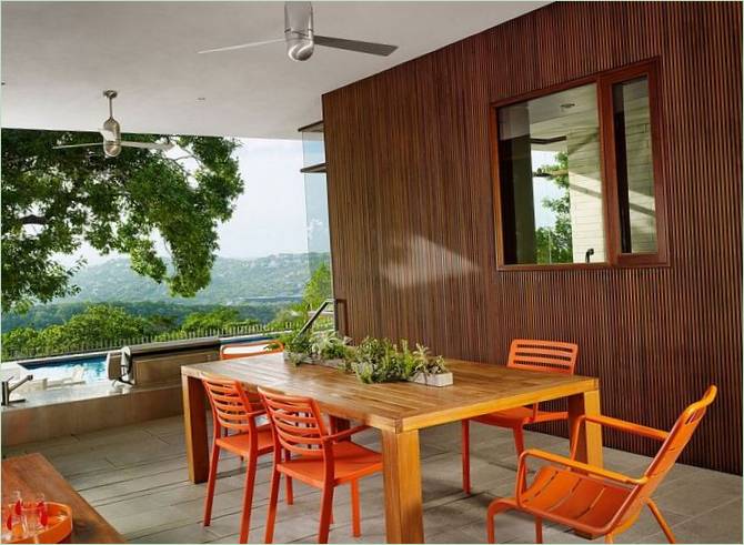 Sala da pranzo sulla terrazza