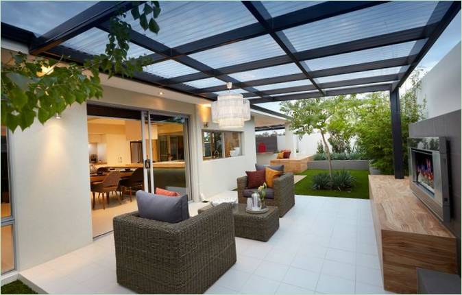 Una bella pergola per il giardino: opzione di decorazione - foto 1 Una bella pergola per il giardino - Foto 1