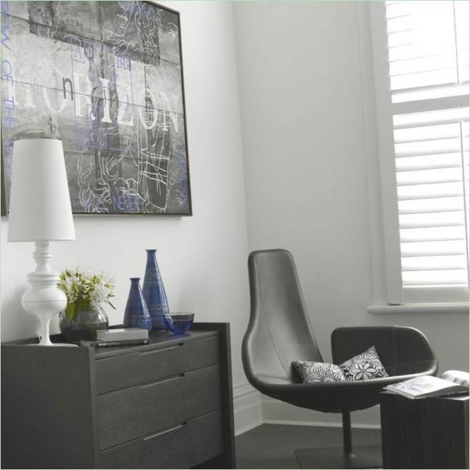 Design moderno del soggiorno in una residenza DMH
