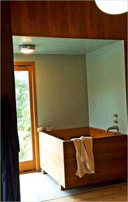 Interni della Waterfall Bay House