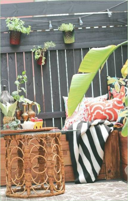 Decorazione della terrazza estiva: il tavolino da caffè definitivo