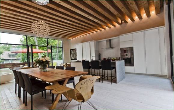 Interno di una residenza a Montreal