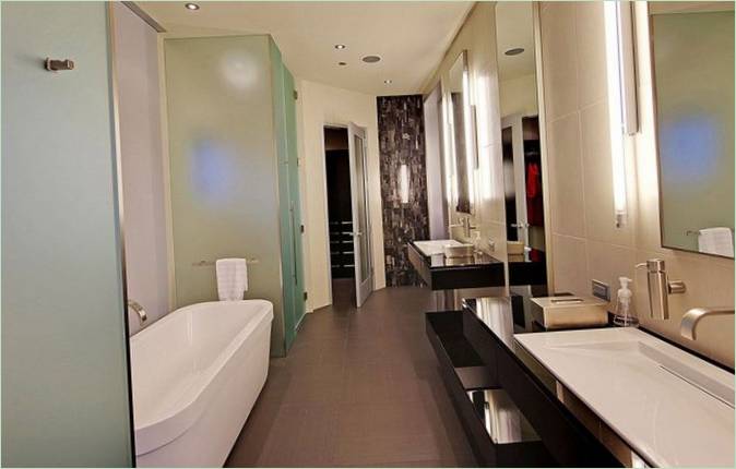 Design degli interni del bagno