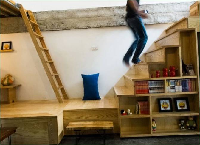 Design d'interni di una residenza privata di Hanoi