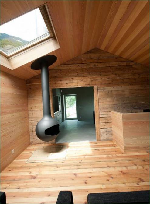 Soggiorno della casa di campagna Germaniere in Svizzera