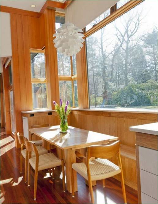 Interno della residenza di Chestnut Hill