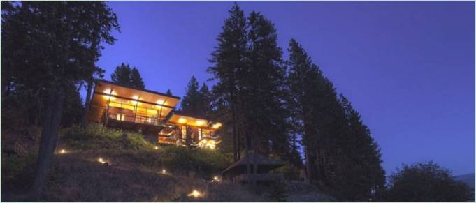Progettare una residenza vicino al lago Coeur d'Alene, negli USA