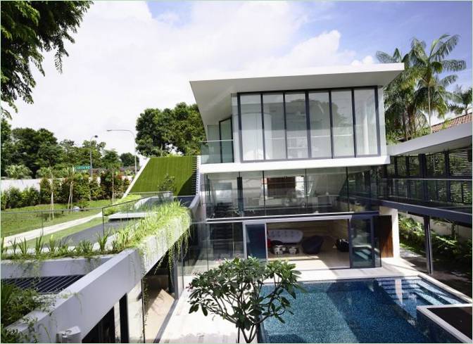 Terrazze moderne per piscine - Foto 3